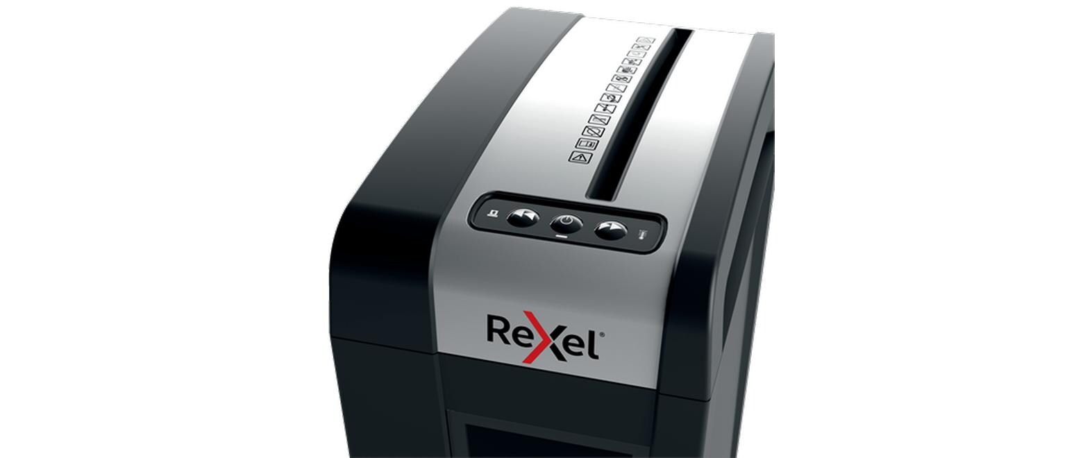 Aktenvernichter Rexel Secure MC4-SL Slimline P-5, 4 Seiten<br>Manueller Schredder für die sichere Vernichtung streng vertraulicher Unterlagen