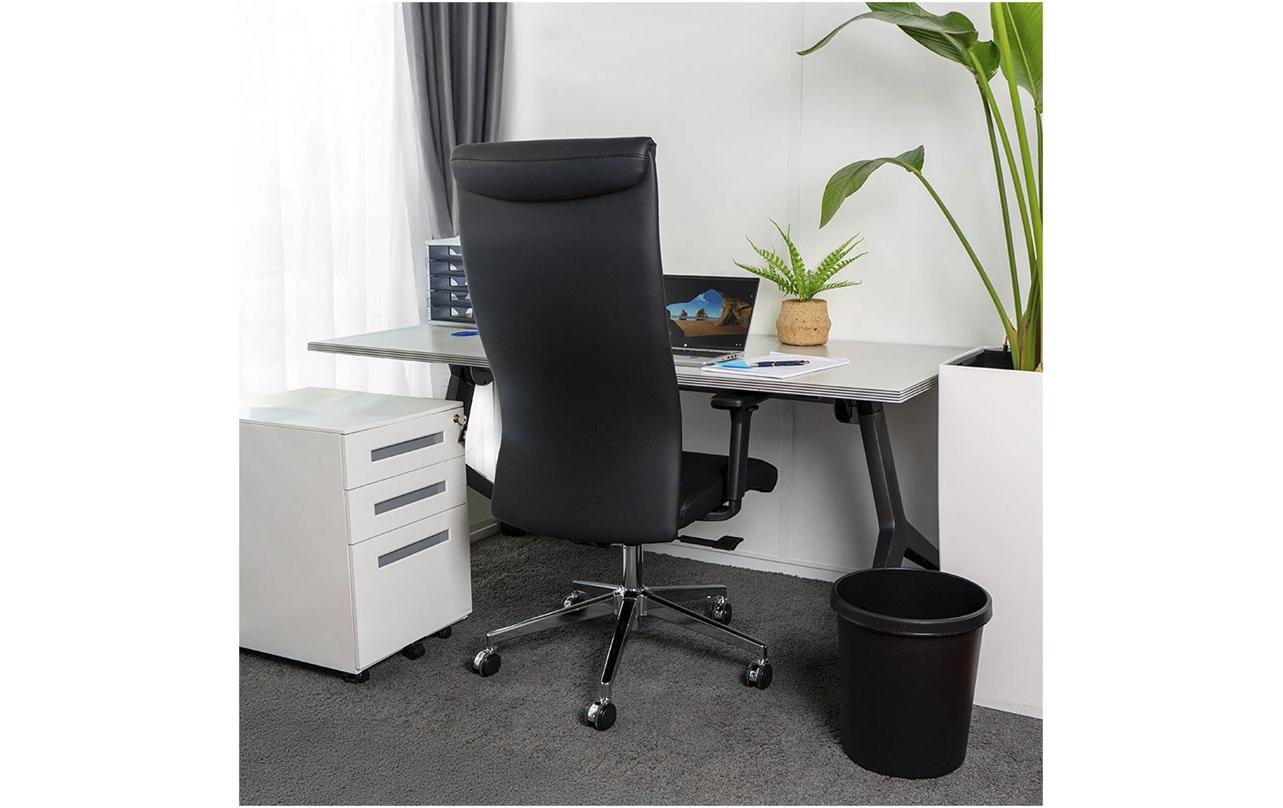 Bürostuhl ComfortPro Schwarz<br>Drehbarer Stuhl mit Armlehnen