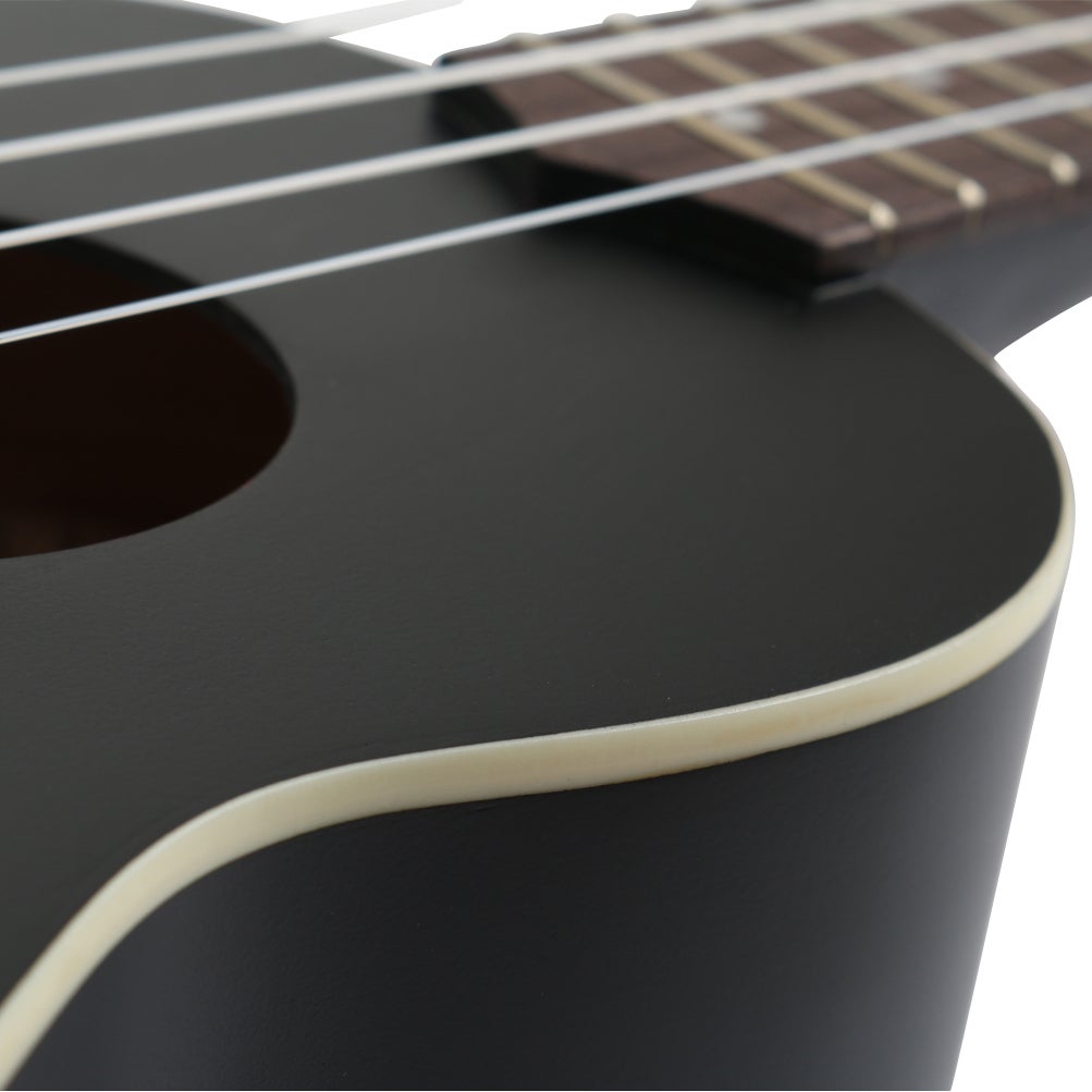Fender California Coast Venice sopraan ukelele zwart