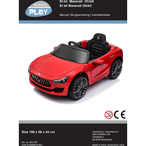 Maserati Ghibli elektrisk bil