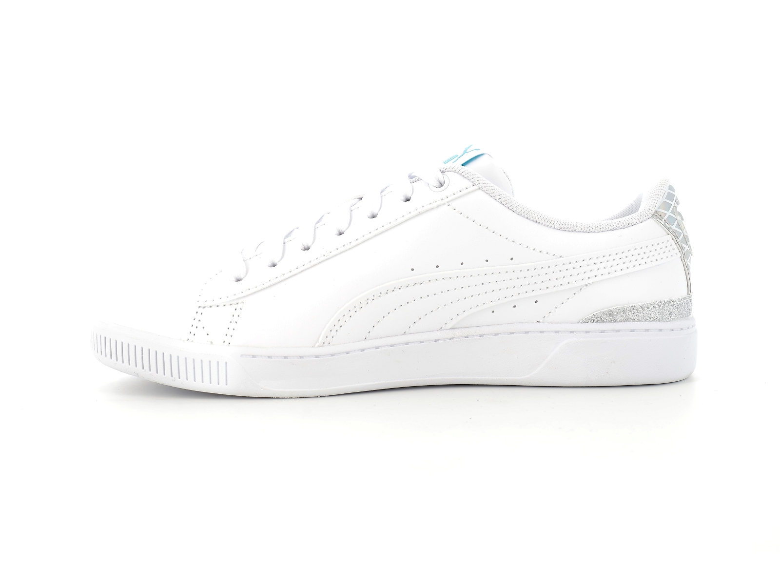 Puma-389738 Matières combinées Blanc Argent