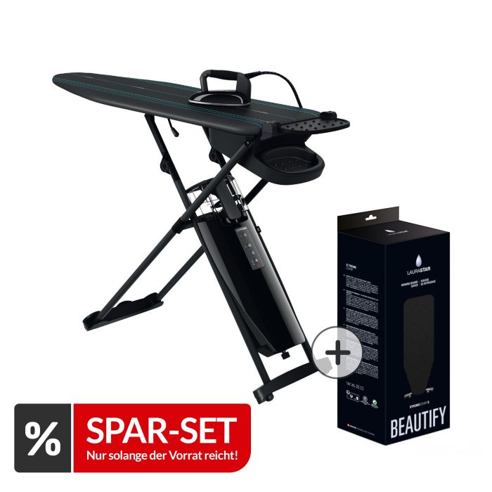 LauraStar Bügelsystem Smart U Black + Bezug X-Tremecover