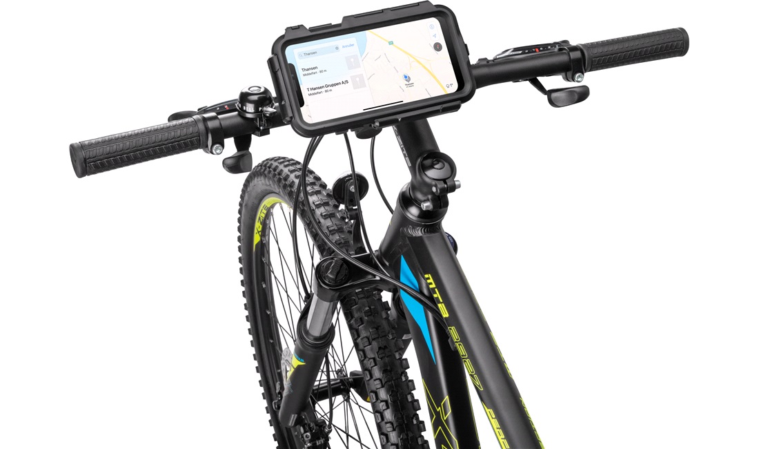 iPhone XR + 11 cover med cykelbeslag