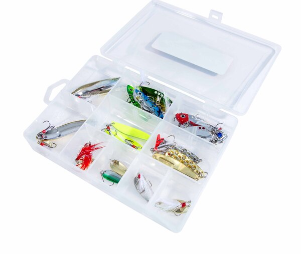 Boîte de leurres en métal Fish4All Metal Lure Box (21pcs)