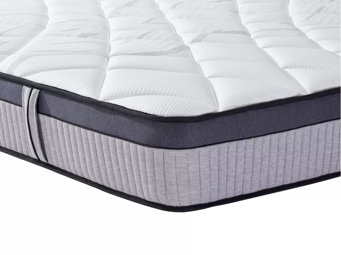 Matelas 160 x 200 cm hybride ressorts ensachés 5 zones et mousse à mémoire de forme ép.30cm - PATNOS de YSMÉE