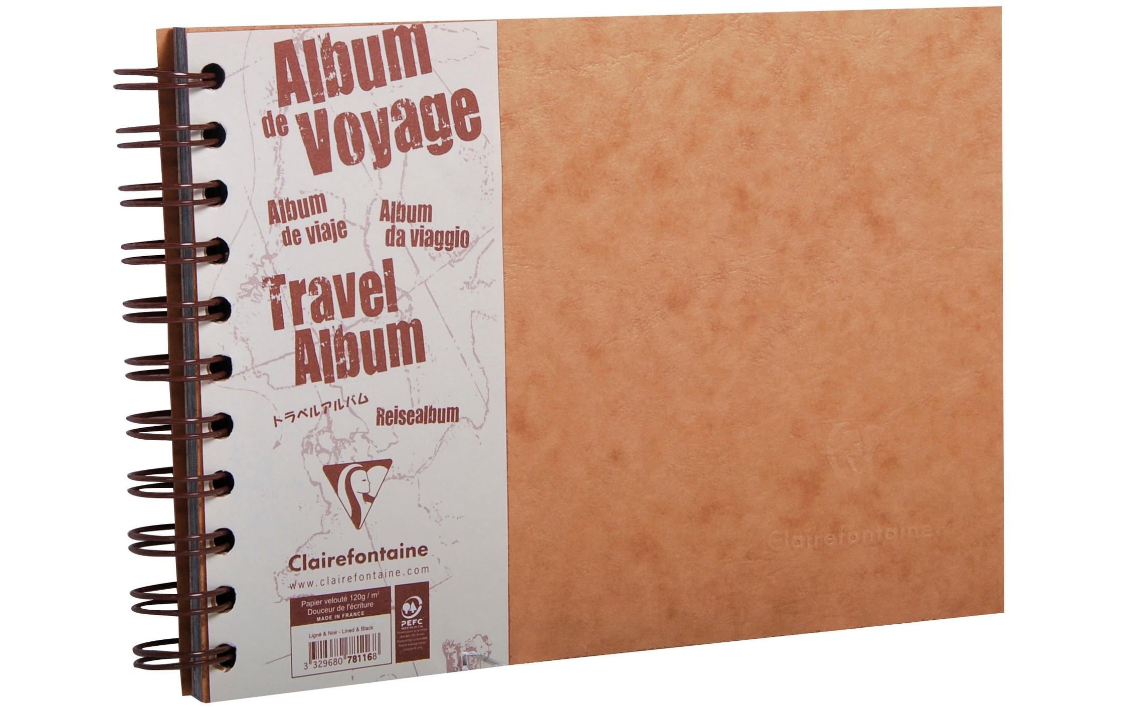 Fotoalbum AgeBag A5 quer, 40 Blatt, TabakReisealbum