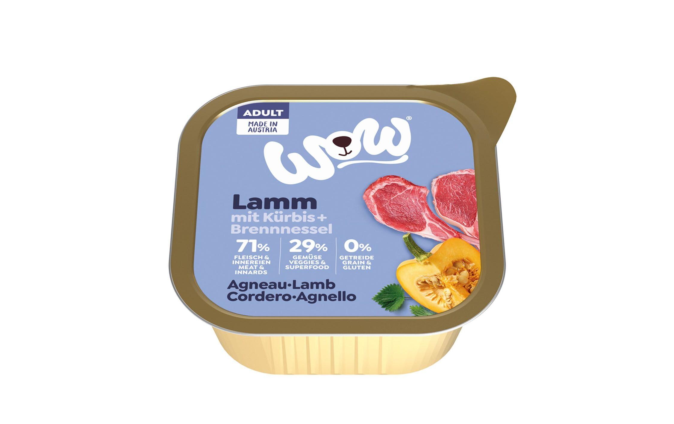 Nassfutter Adult Lamm Schale, 11 x 150 gAlleinfuttermittel für ausgewachsene Hunde