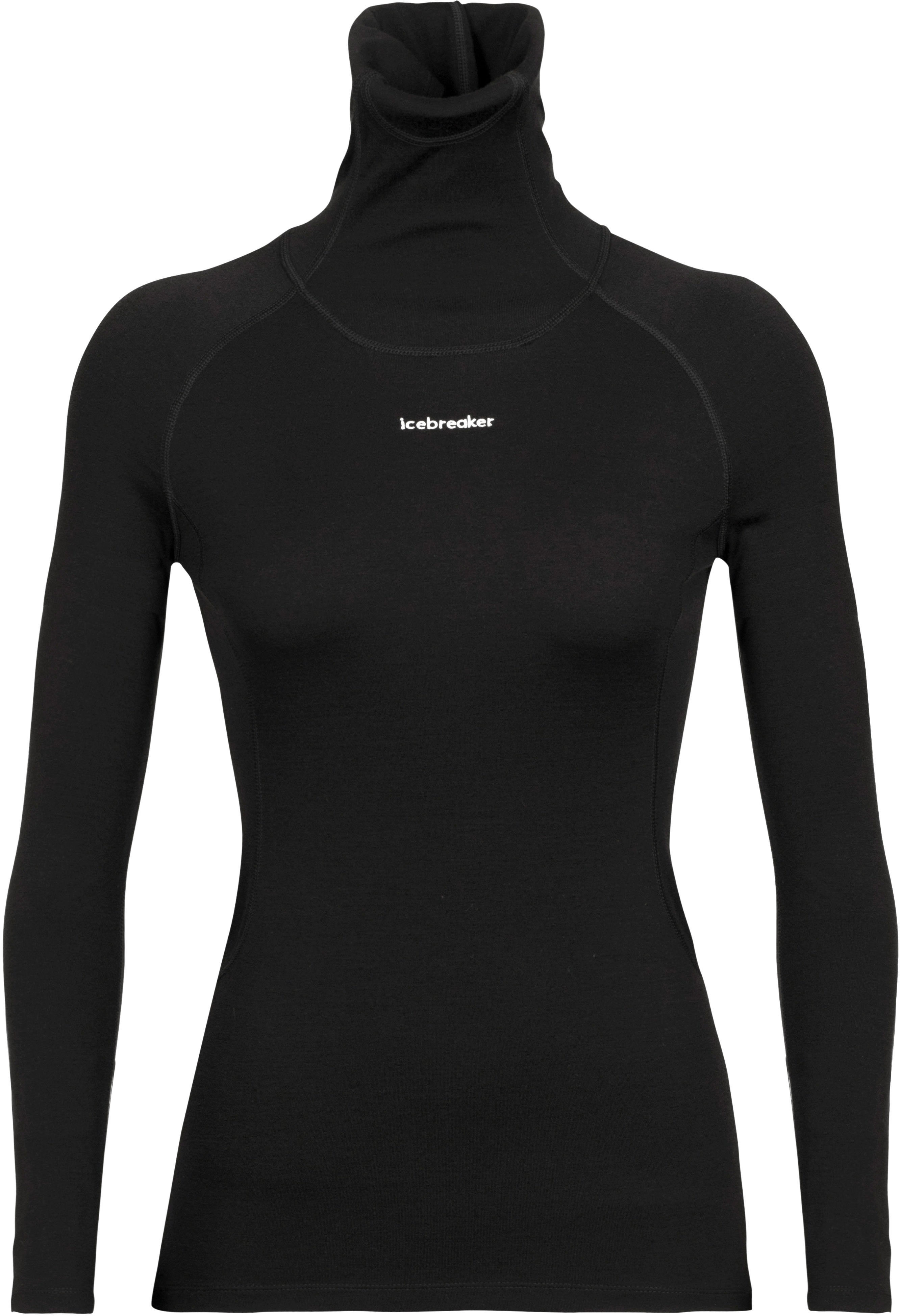 Merino W LS Roll Neck