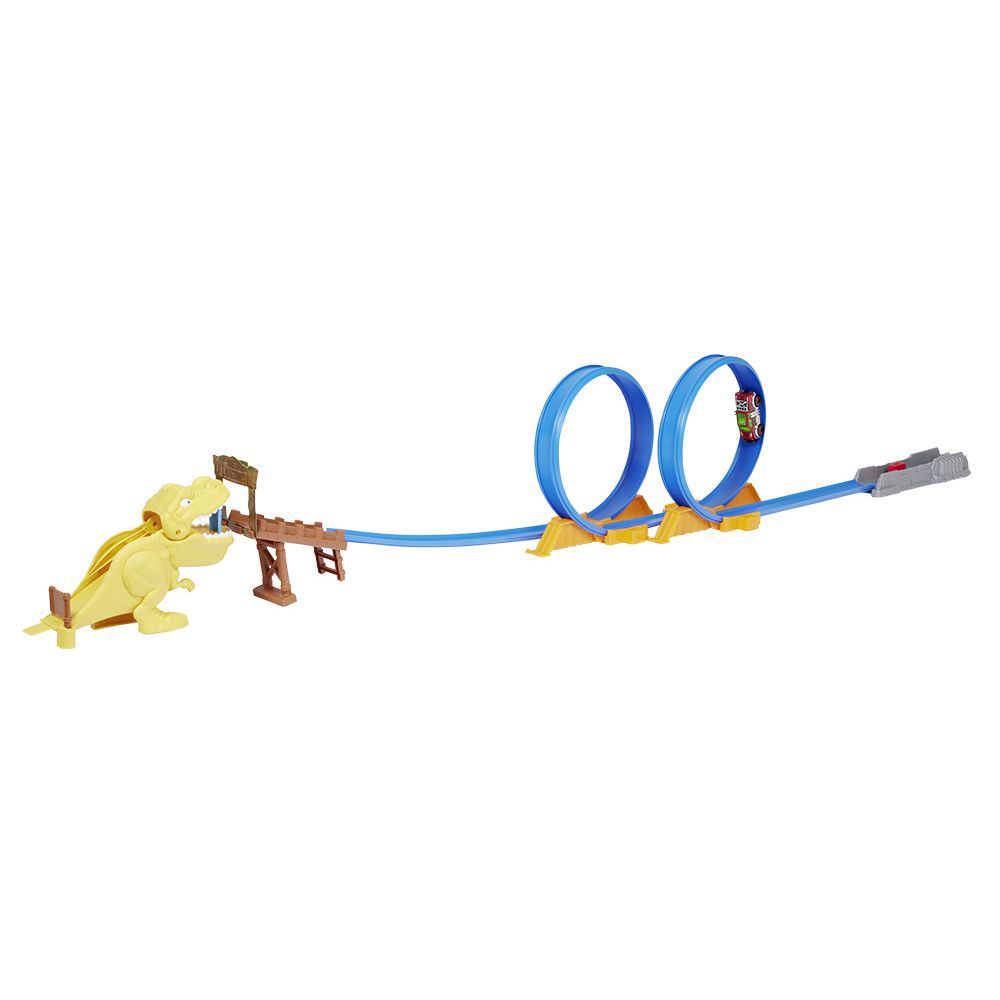 Circuit Zuru métal avec figurine T Rex