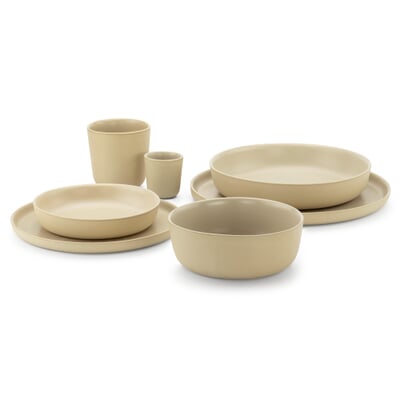 Tiefer Teller, Natur-Beige