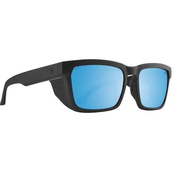 Lunette de soleil lifestyle SPY HELM TECH MATTE BLACK HAPPY BOOST POLAR ICE BLUE MIRROR