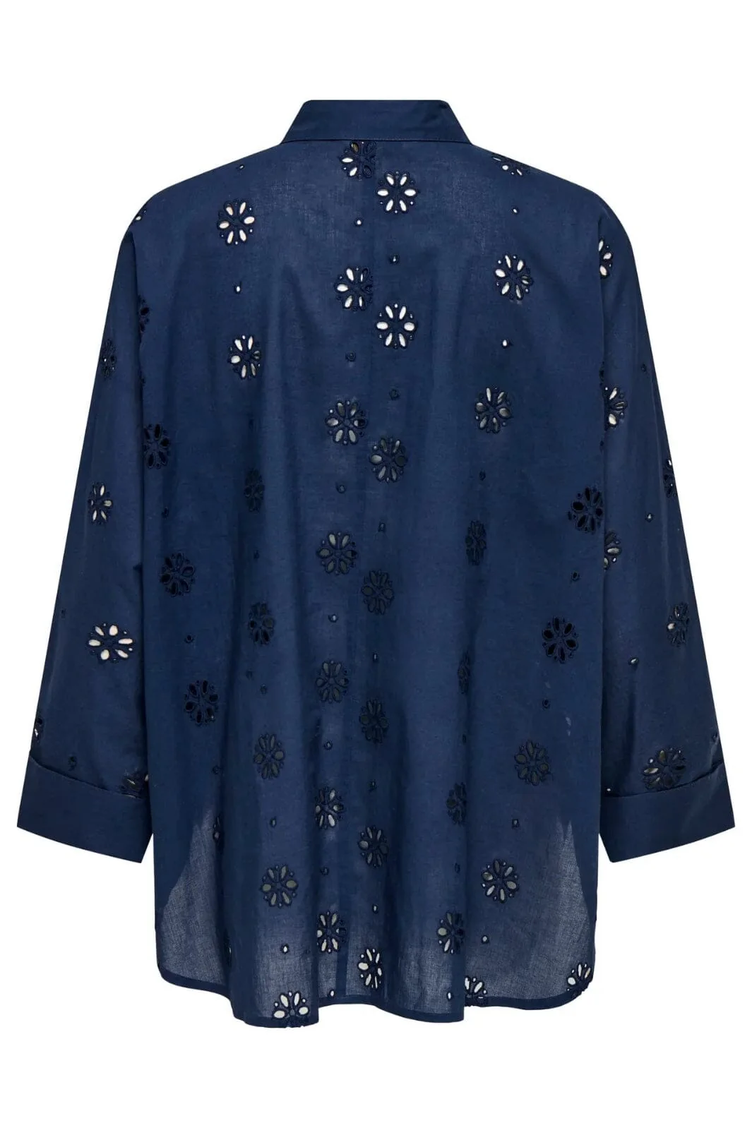 Only Onlnew Lina Grace Ls Brod Angl Shirt