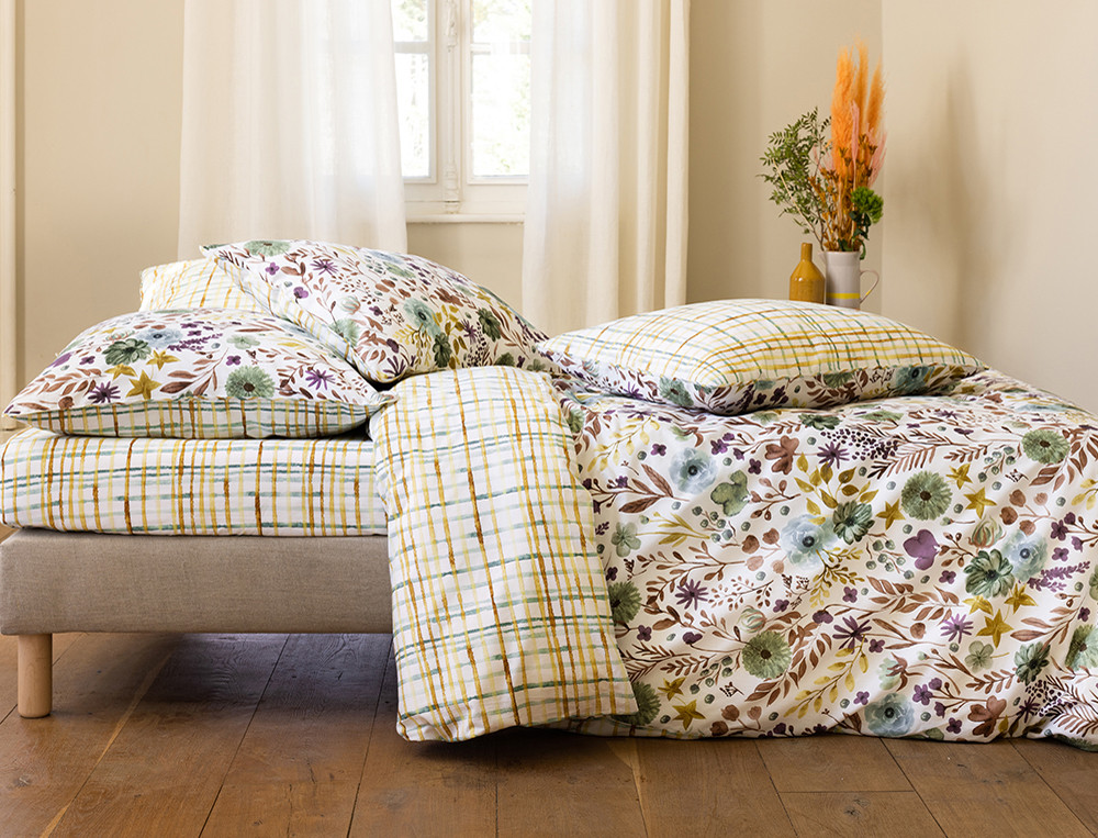 Housse de couette-Fleurs d'anis