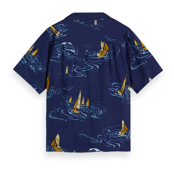 Scotch & Soda Chemisette Voiliers | Bleu nuit