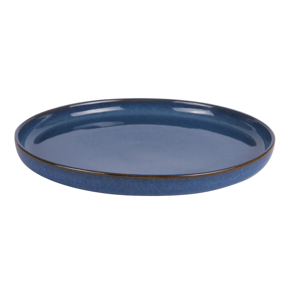 Assiette à dessert Uno Bleu Cobalt 22 cm (lot de 6) Table passion