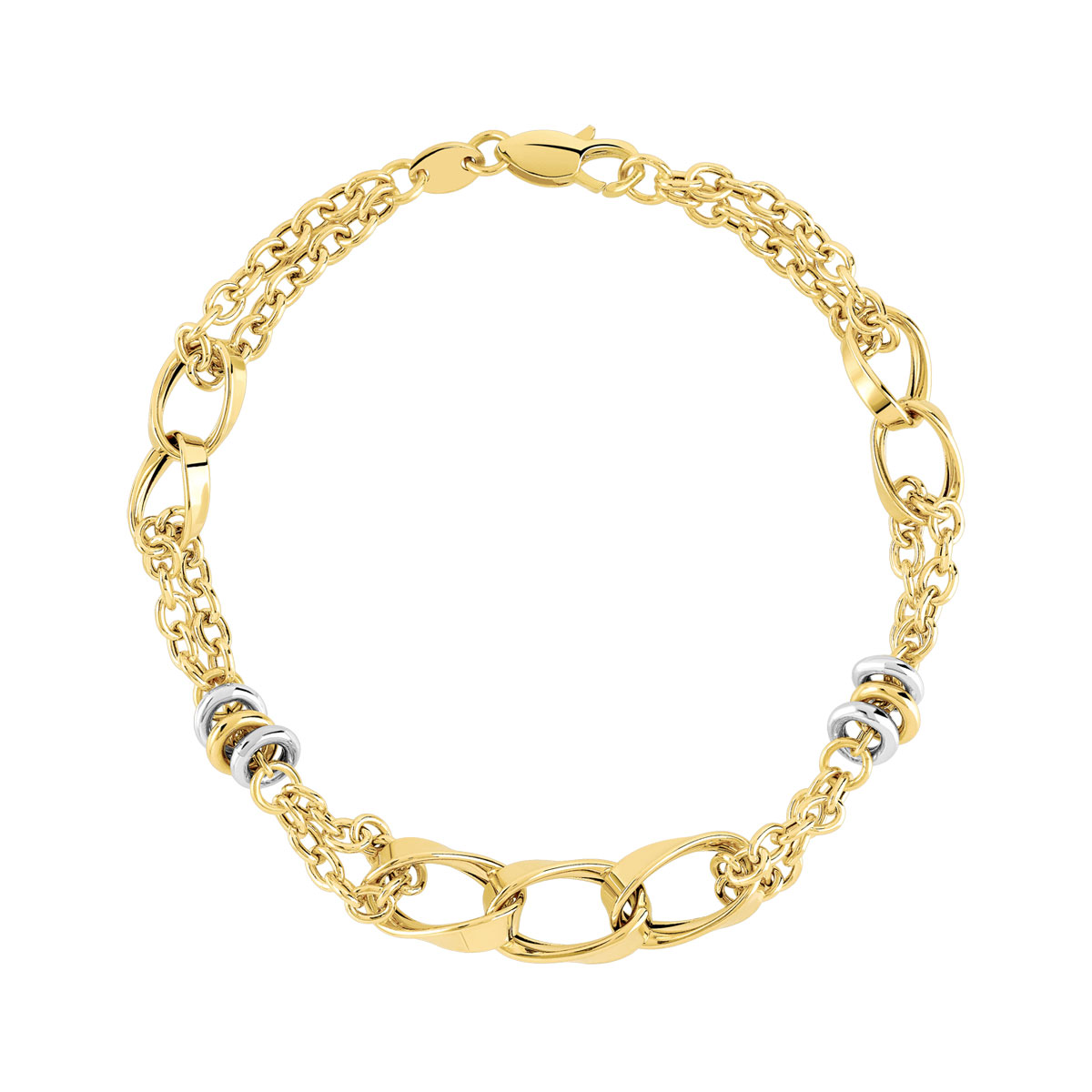 Bracelet 2 ors 750 19 cm