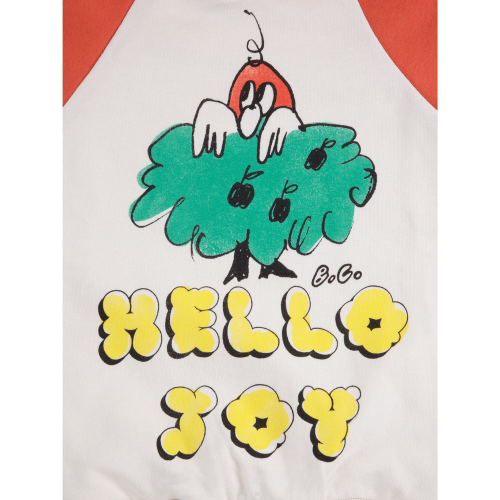 Køb Bobo Choses Multicolor Hello Joy Ranglan Ærmer Hættetrøje