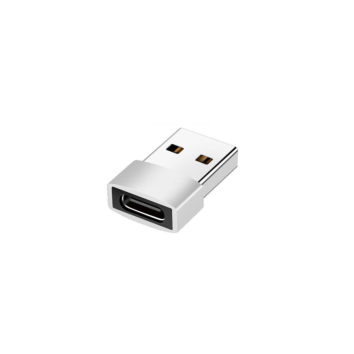 TYPE-C hunn til USB A 2.0 hannadapter Sølv