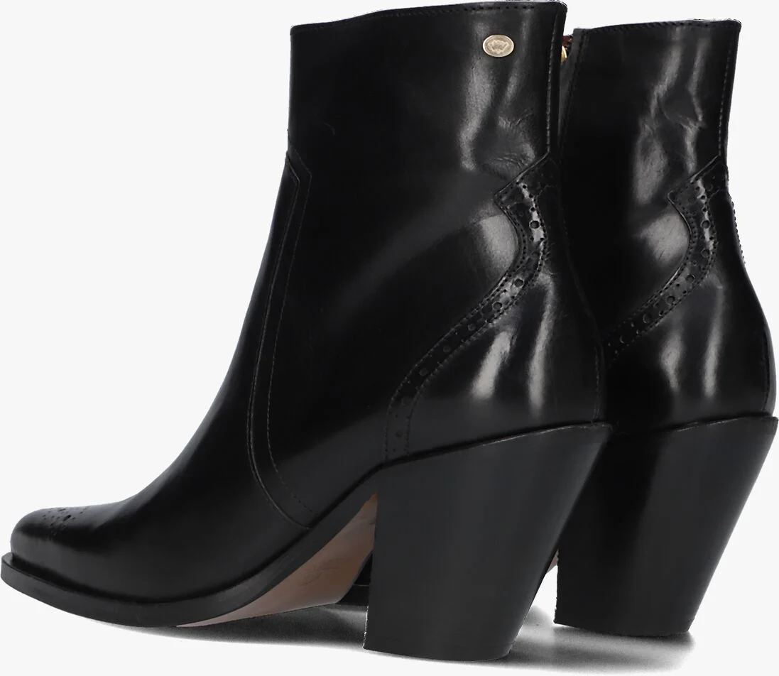 FRED DE LA BRETONIERE zwarte fred de la bretoniere enkellaarsjes blaire ankle boot