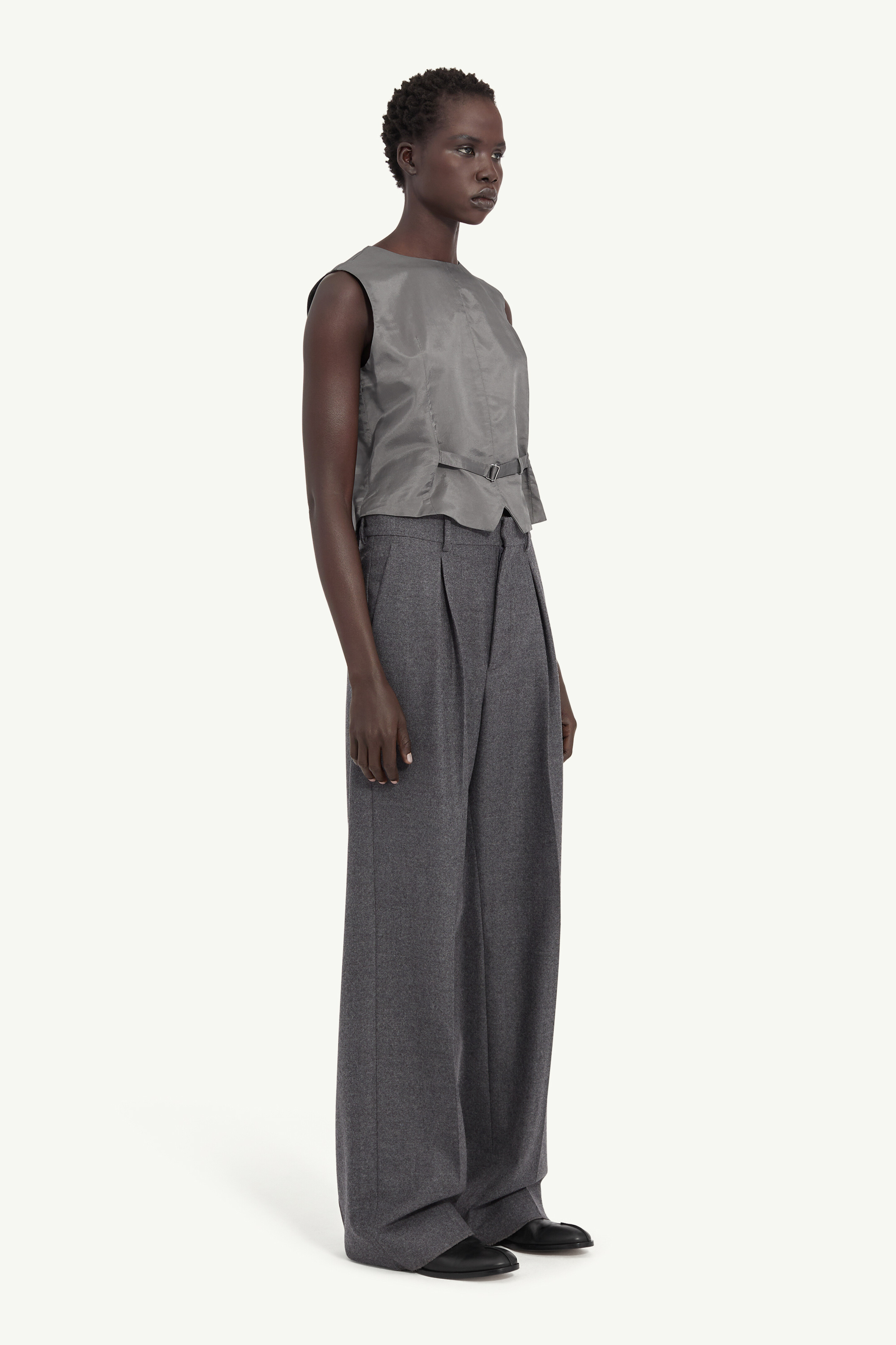 Gilet habillé en viscose pour femme | MM6