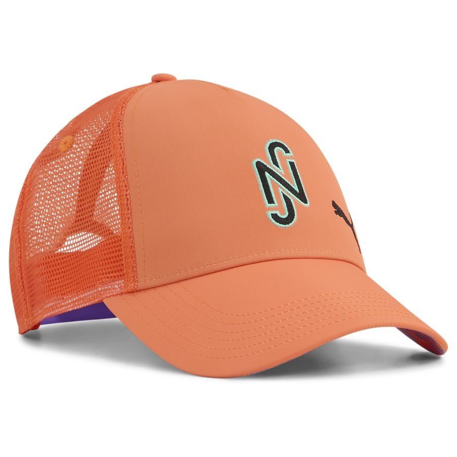 NEYMAR JR Trucker Cap Orange Poppy-PUMA Black