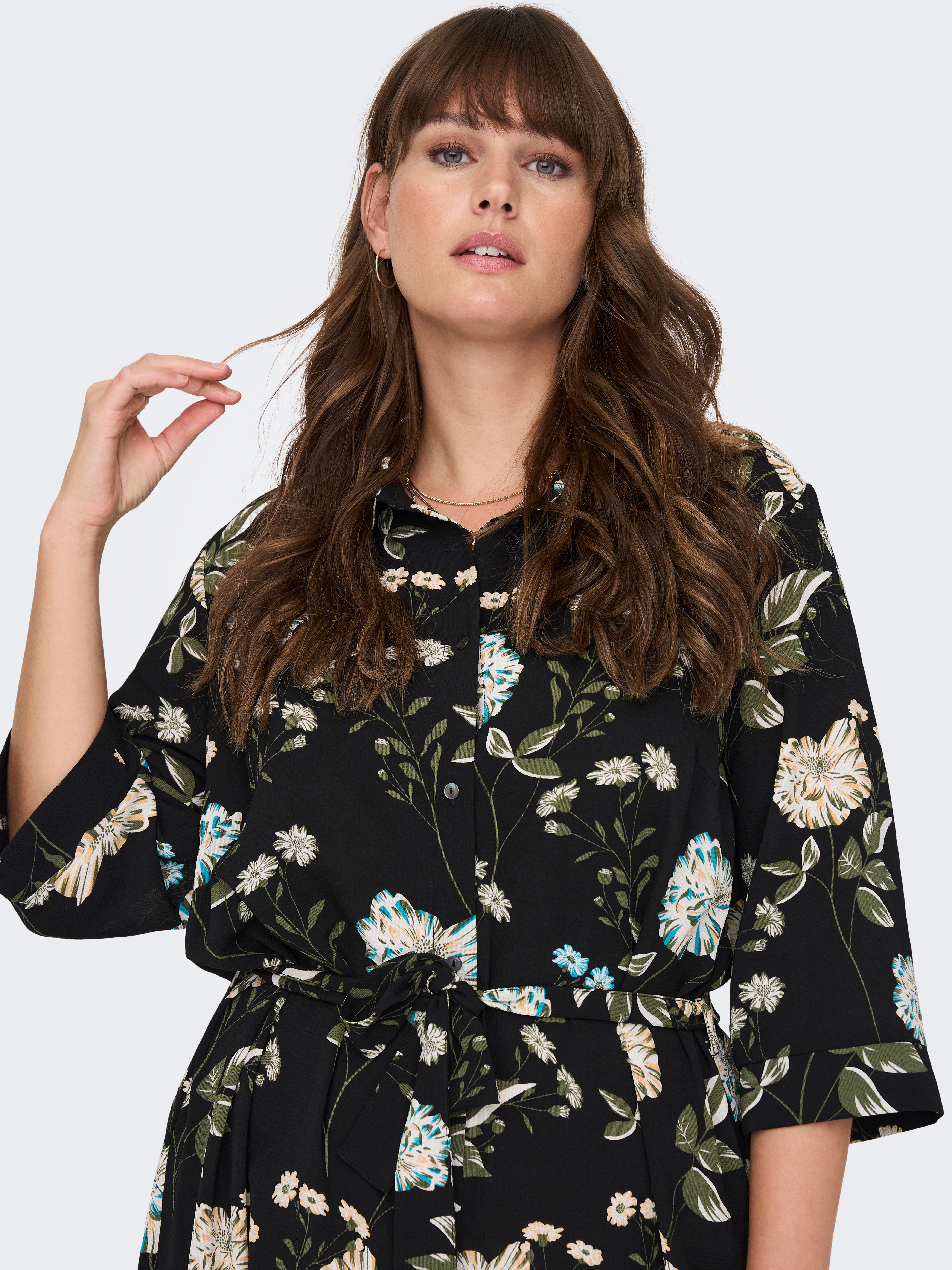 CARLUXMIE Langes Kleid Black
