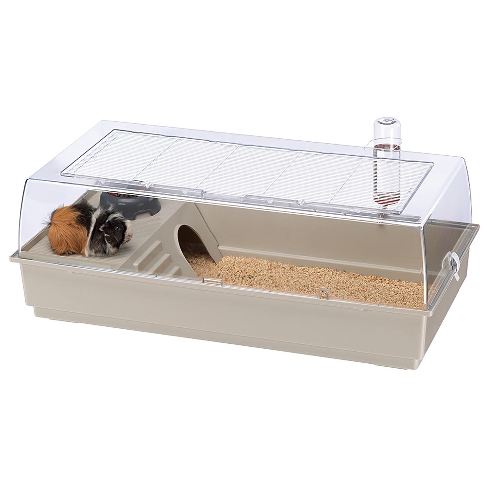 Ferplast maxi duna cage pour rongeurs pour hamsters, cochons d'inde, cochons d'inde, lapins, en plastique. 99x51,5xh36cm