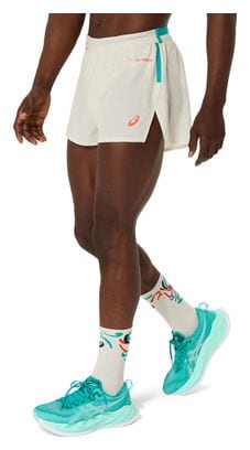 Short splité Asics Metarun Limited Series Beige Homme