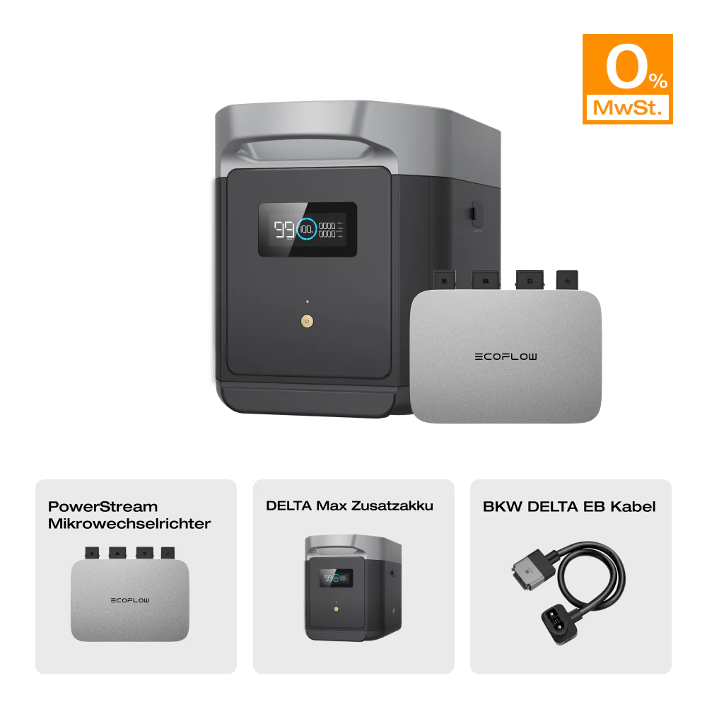 EcoFlow DELTA Max Intelligenter Zusatzakku (Generalüberholt)