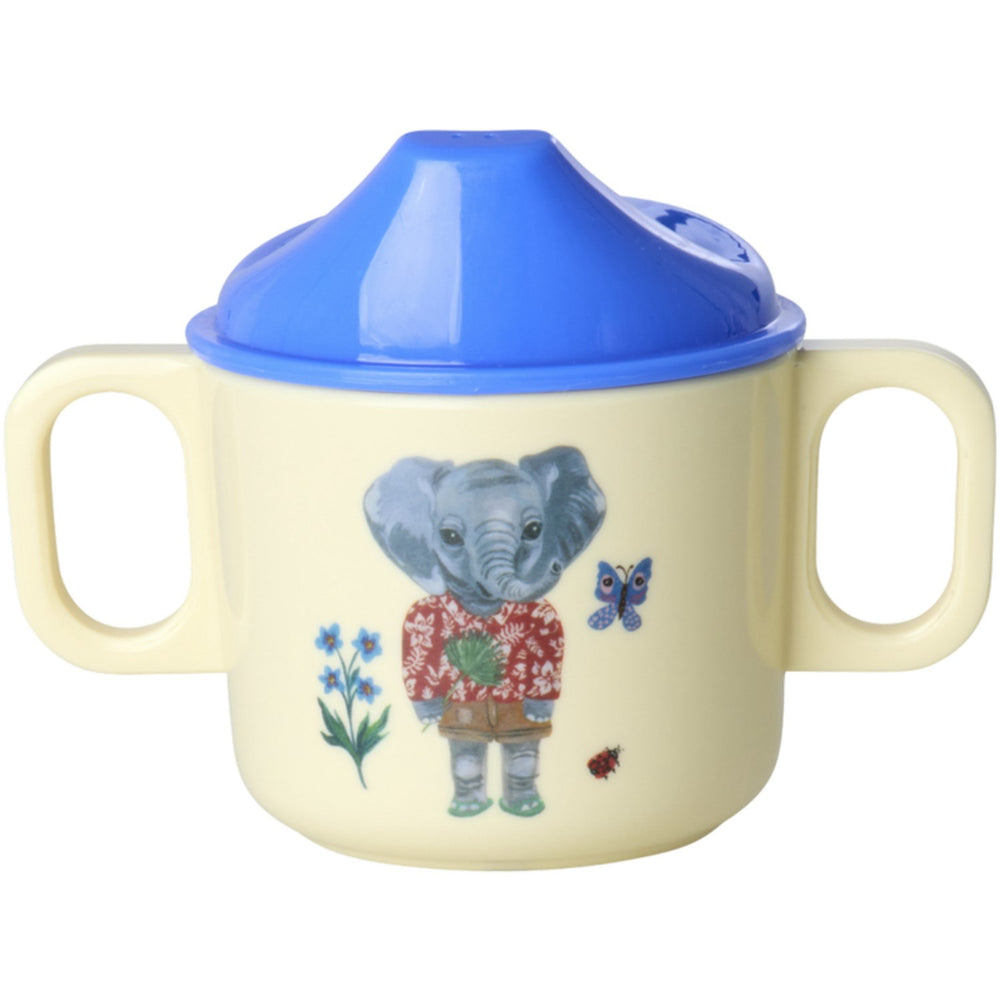 Køb Rice Nathalie Lété Theme Blue Melamine 2 Håndtag Tudekop