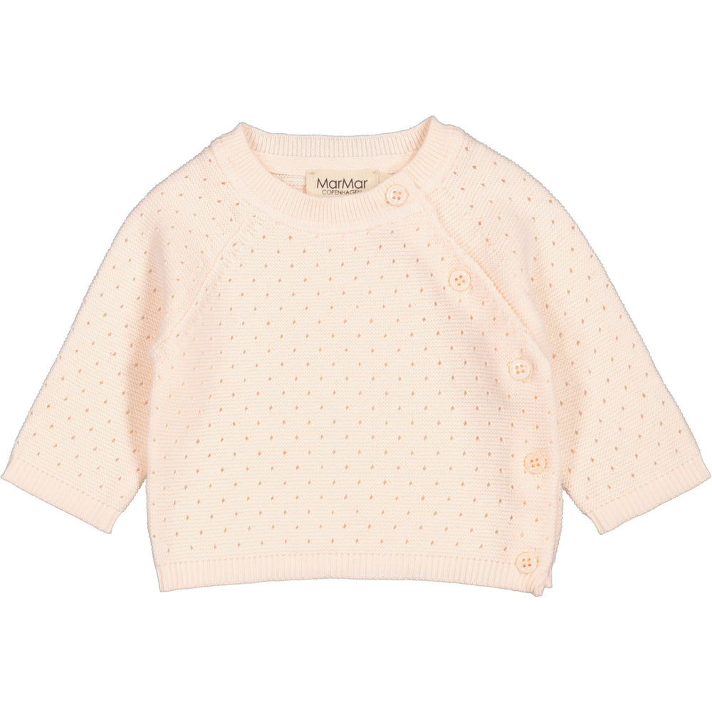 Køb MarMar New Born Cotton Knit Links-Links Soft Rosa Toll Strik