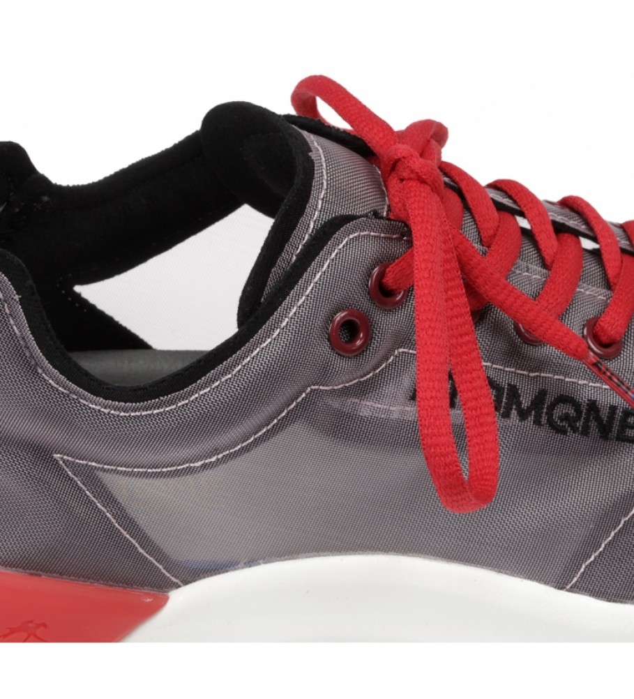 Tênis Fluchos Atom F0880, Cinza, Vermelho