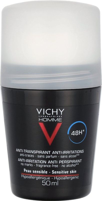 Vichy - Homme Deo Roll On - Sensitive Skin - 50 ml