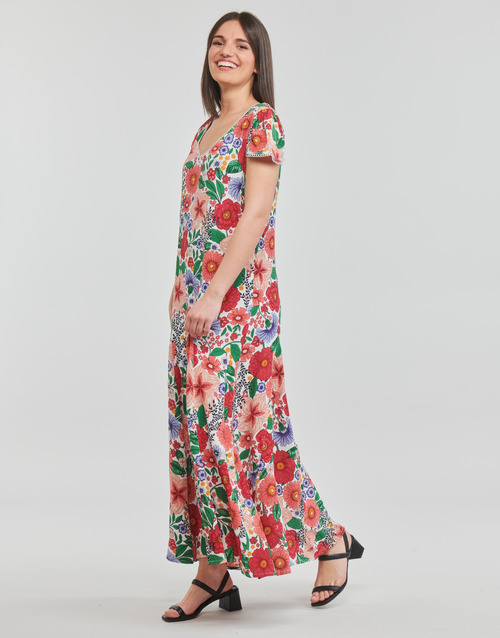 Derhy - TREILLIS FLOWER - Blanc / Rouge