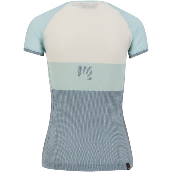 T-shirt randonnée KARPOS MOVED EVO W JERSEY AQUA MARINE/WHITE/SPRING LAKE