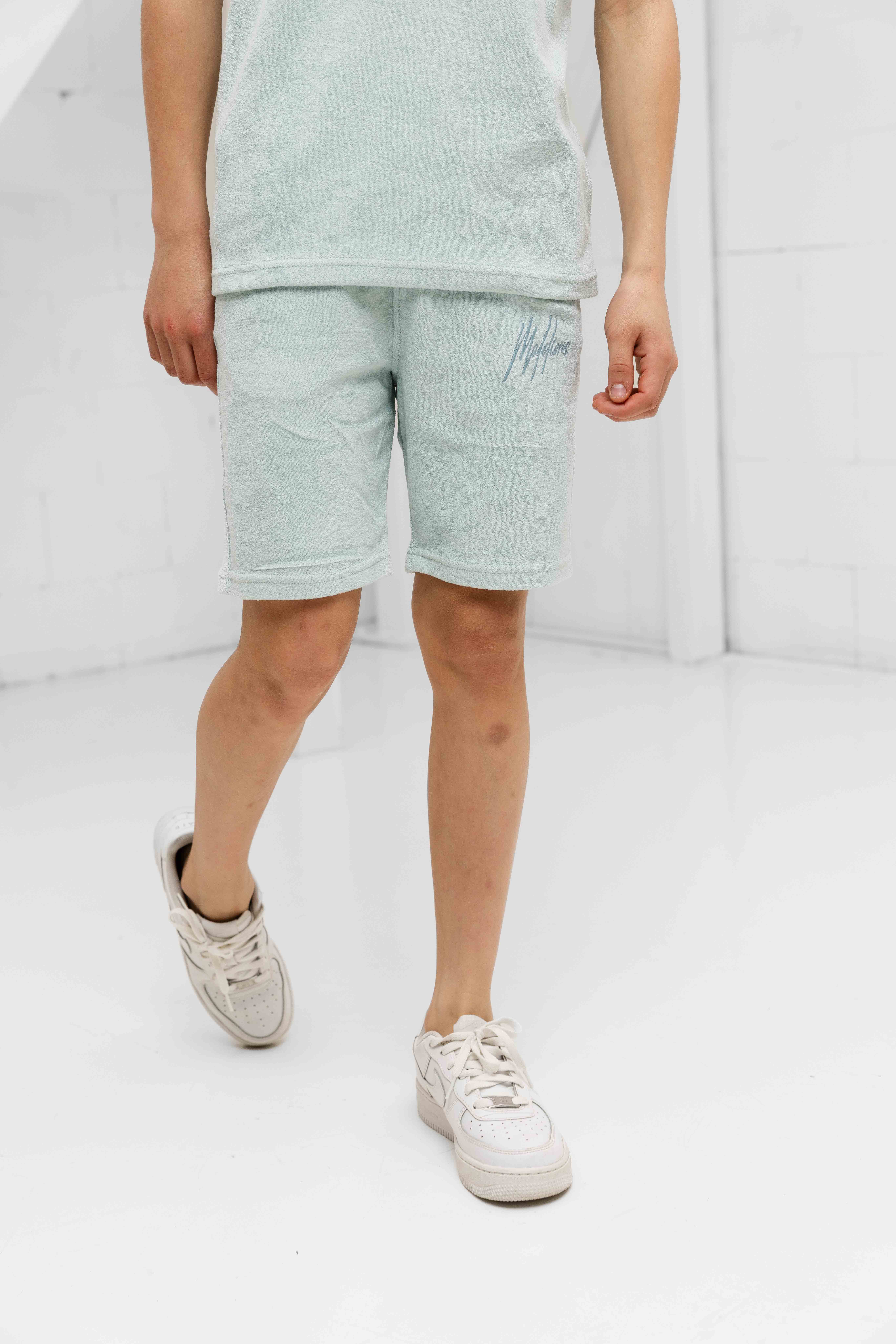 Malelions Signature Towelling Zomerset Kids Lichtblauw