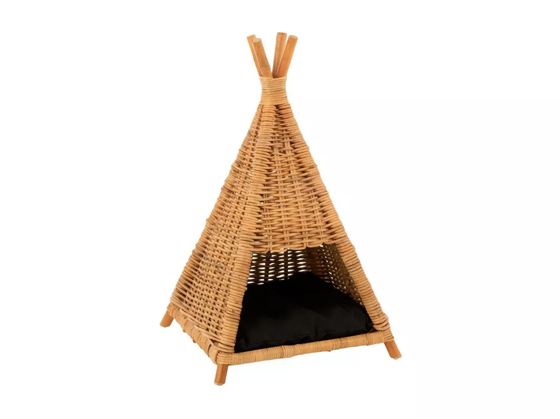 Tipi pour Chat en Rotin 