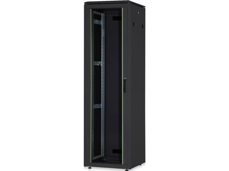 DIGITUS Professional Unique DN-19 42U-6/6-B-1 - Rack kabinet - sort, RAL 9005 - 42U - 19