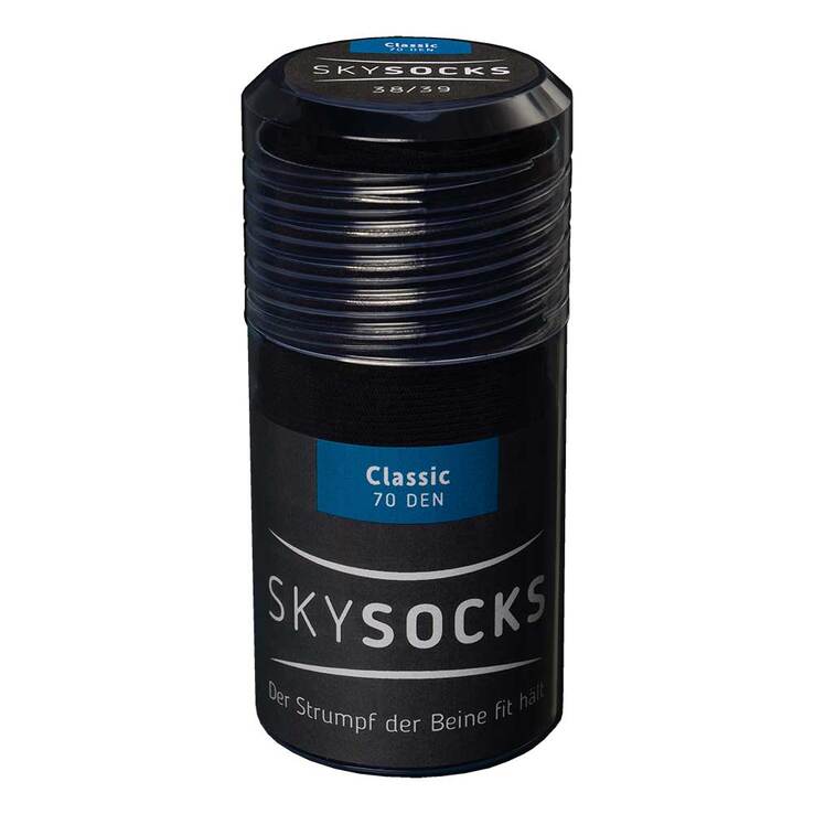 Skysocks classic 70den AD 36 / 37 black, 2 St