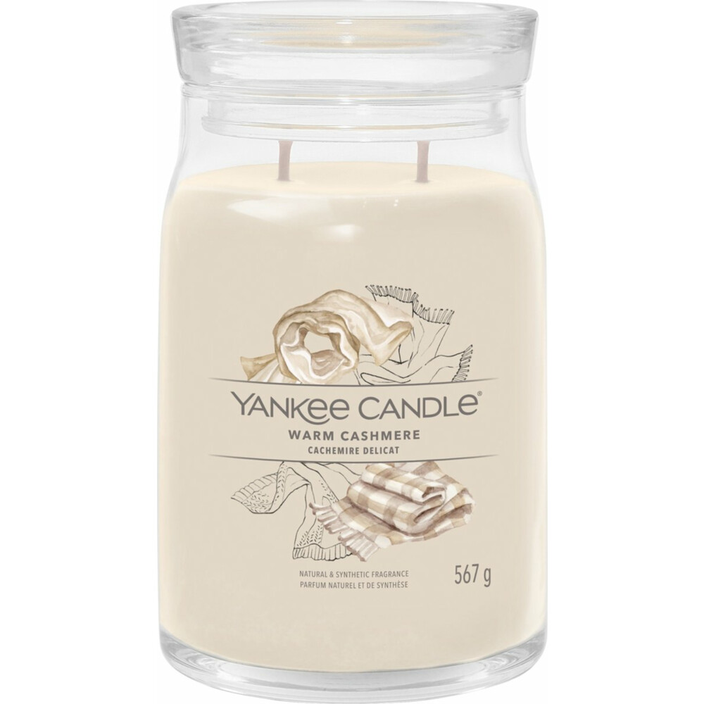 Yankee Candle Geurkaars Large JarWarm Cashmere567 gr