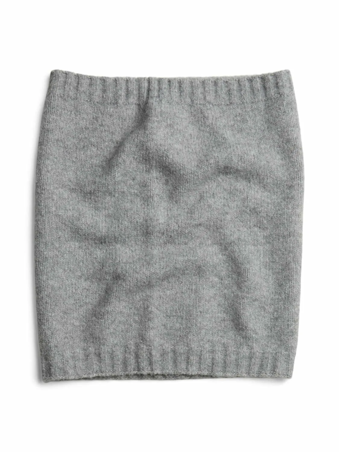 PIECES Schal Grau Textil  Schlauchschal