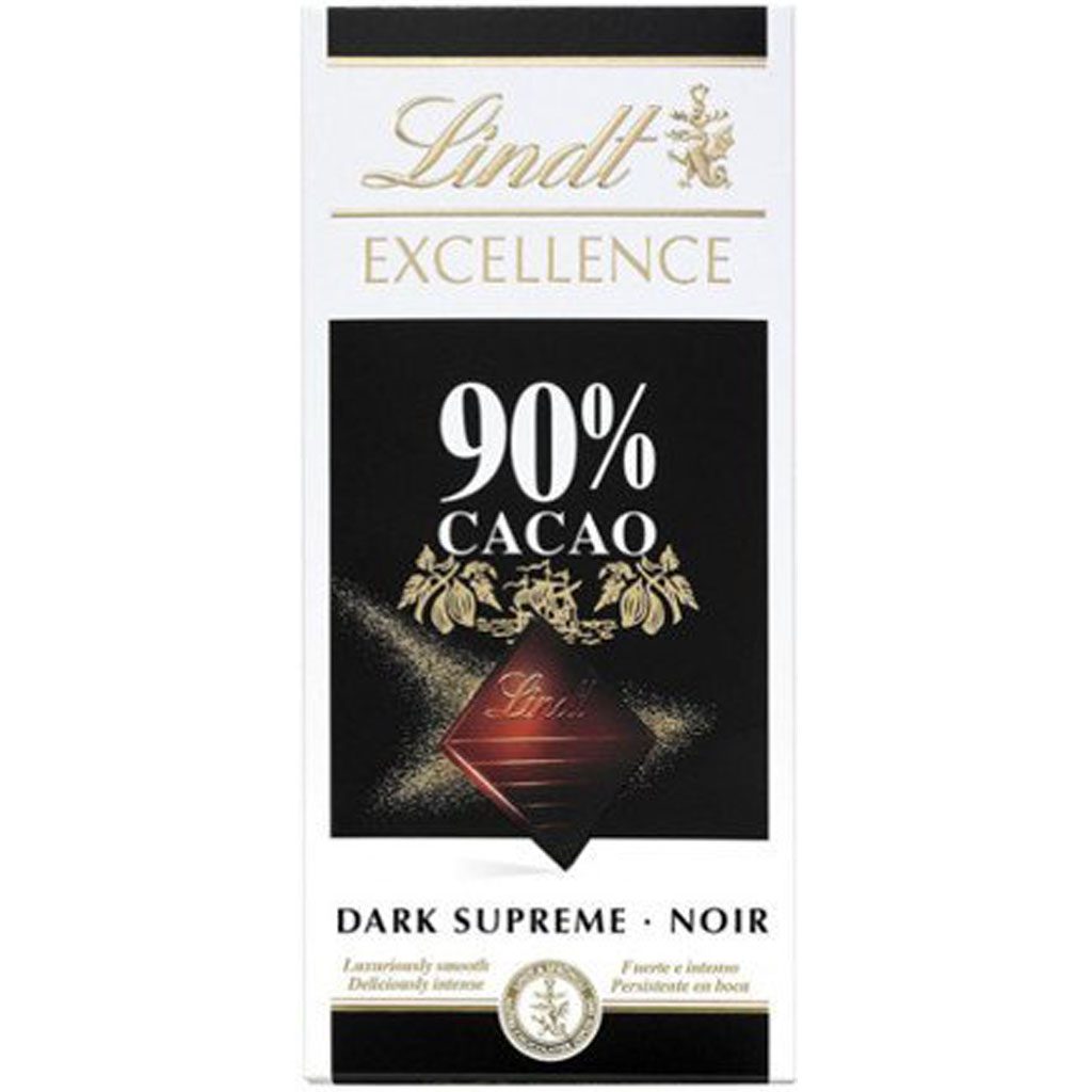Lindt EXCELLENCE 90% Cacao Tafel 100g MHD:31.12.25