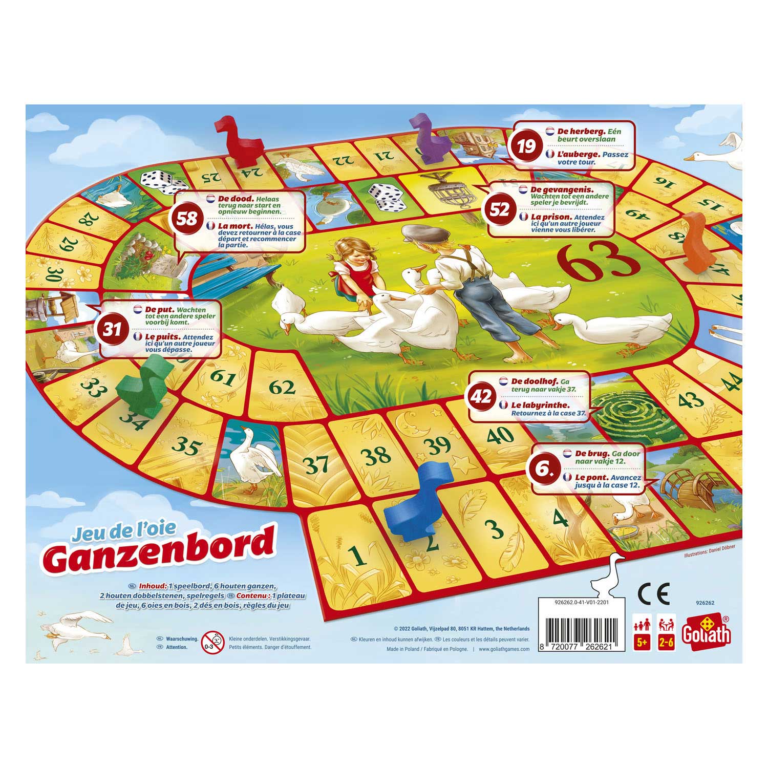 Ganzenbord Bordspel