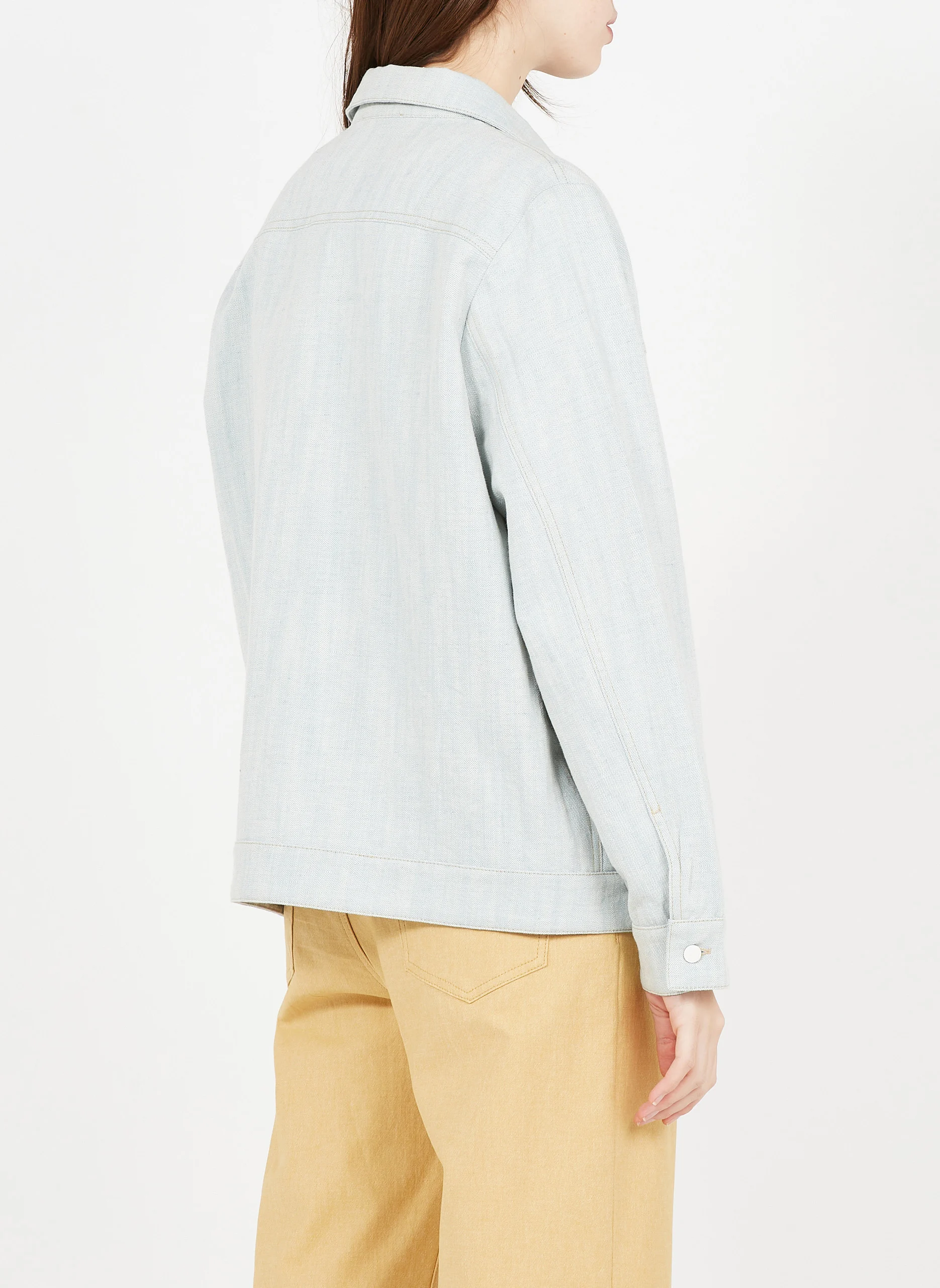 GIGLIO - Veste en jean col classique| Bleu