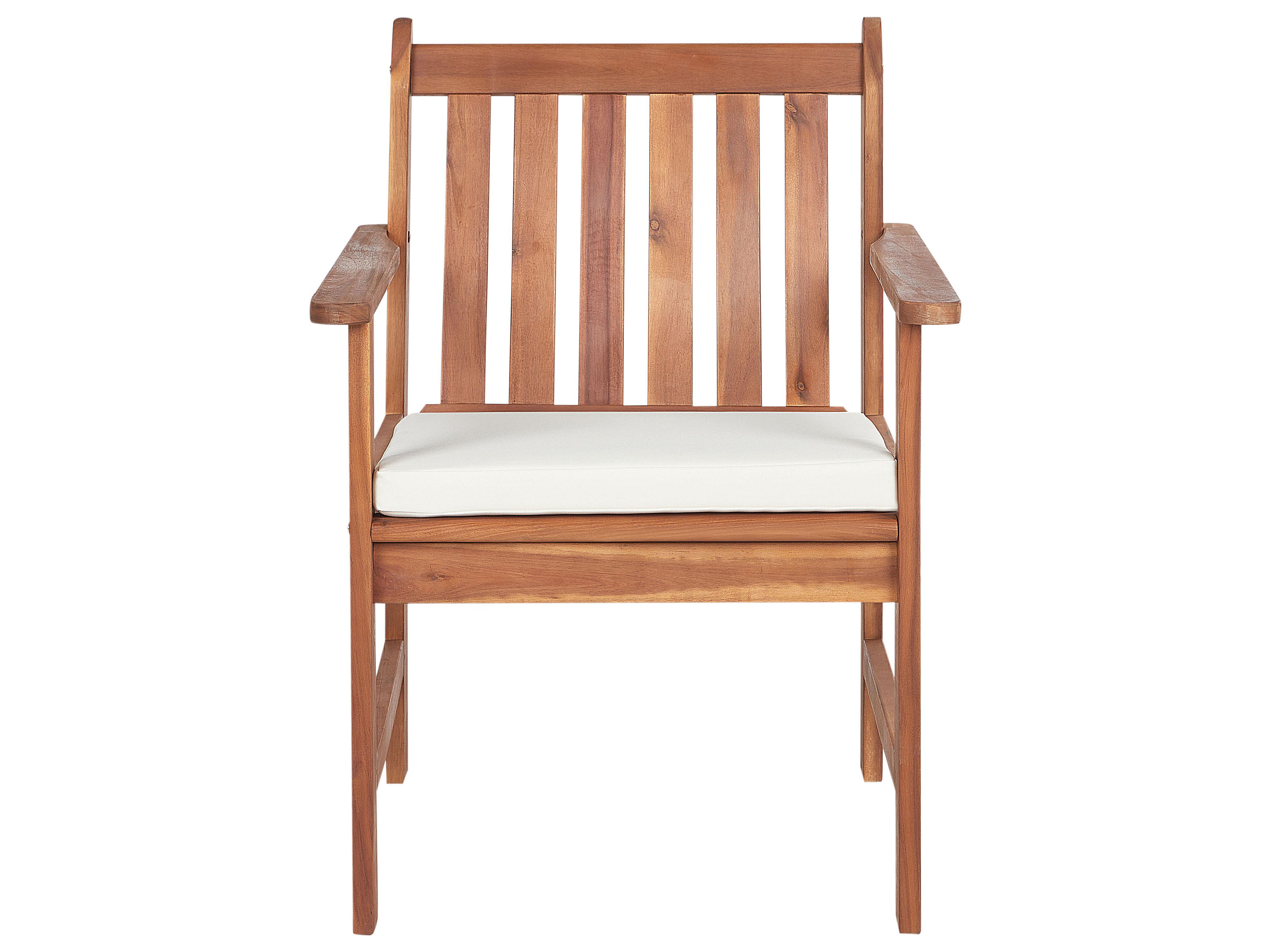 Loungeset met tafel 4-zits ALTIDONA Acaciahout Gebroken wit