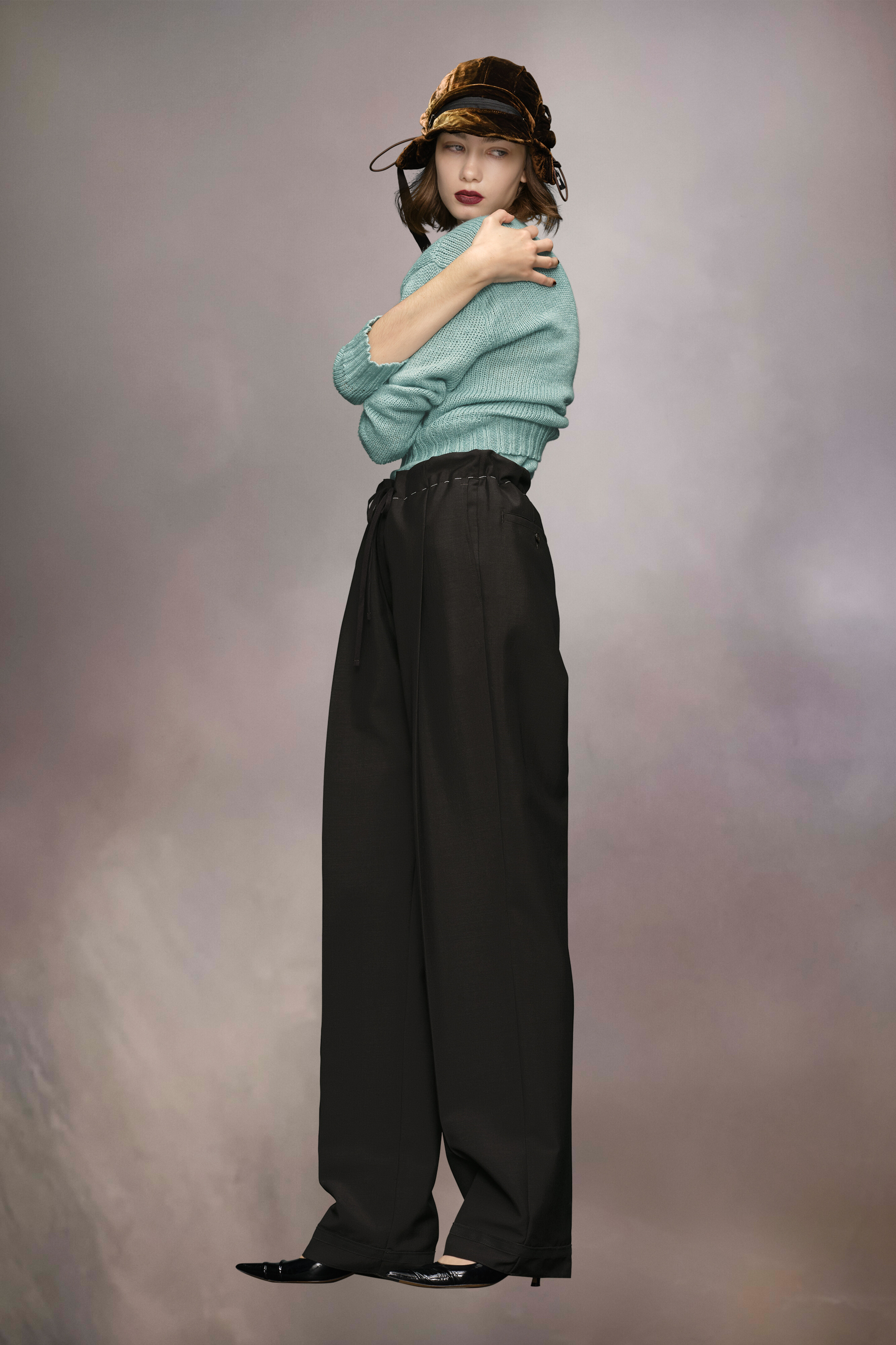 Pantalon en mohair