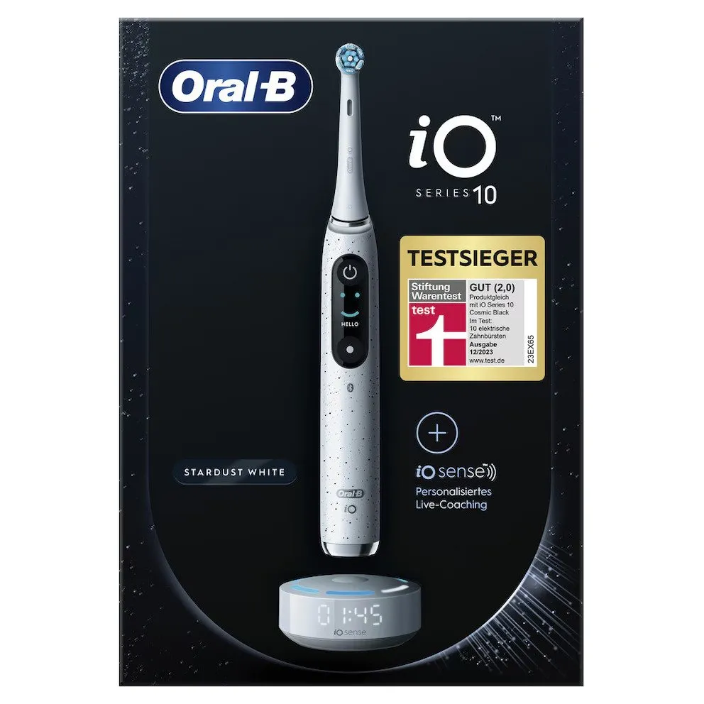 Oral-B iO Series 10 Elektrisk Tandbørste - Stjernestøvs Hvid