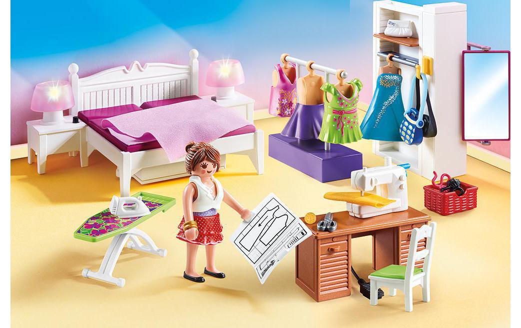 Dollhouse Schlafzimmer mit Nähecke 70208Spielset