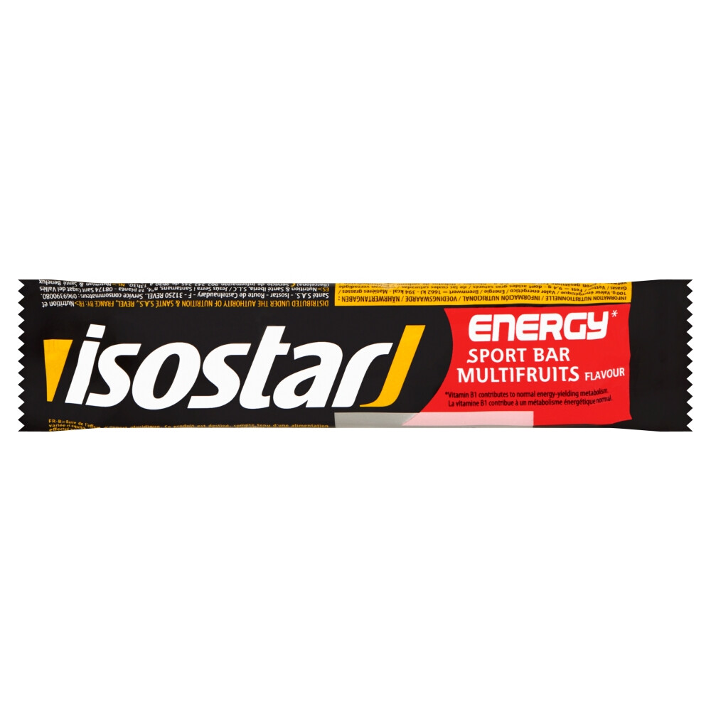 3x Isostar High Energy Sportreep Multifruits40 gr