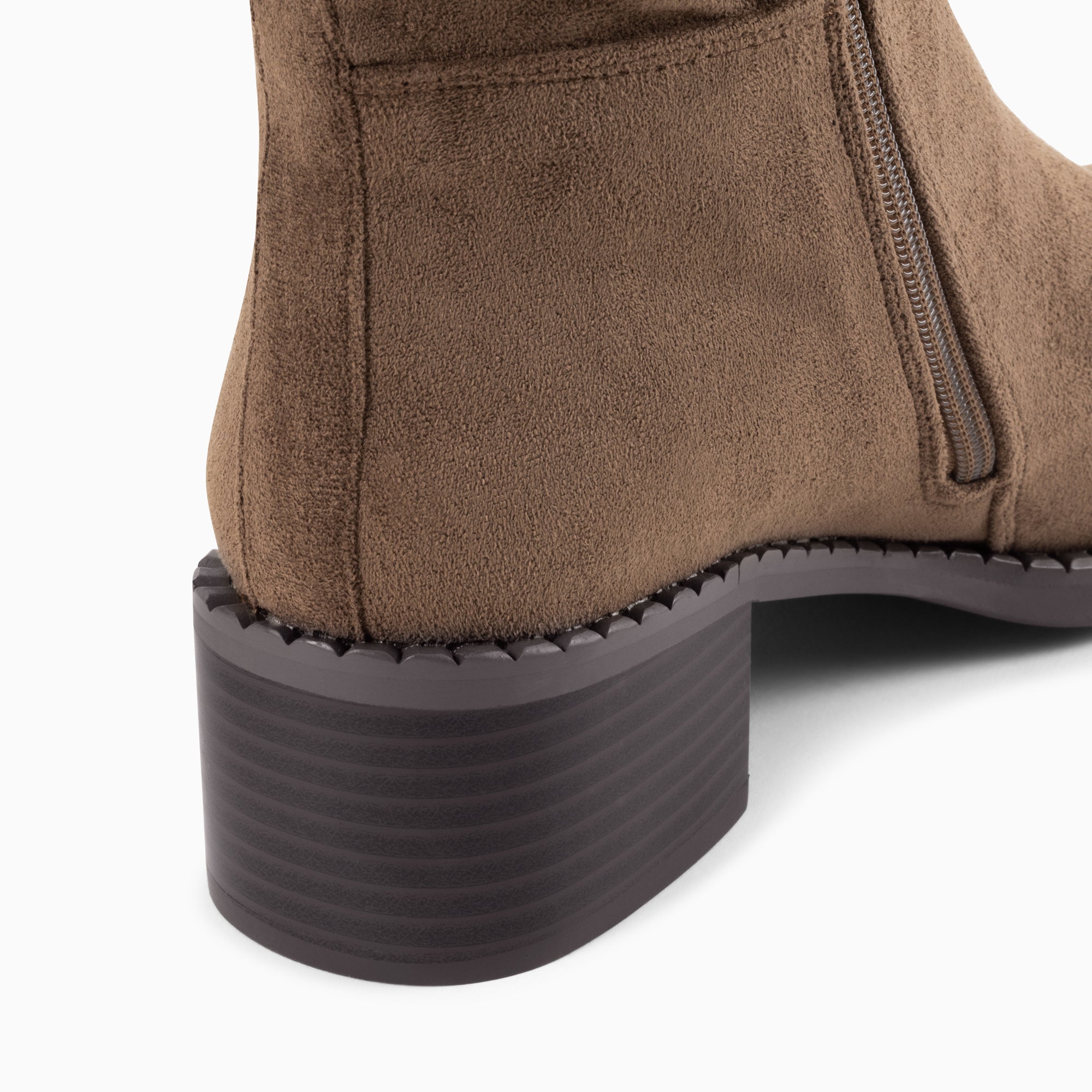 Bottes, Cuissardes-Bottes Irina taupe en suédine
